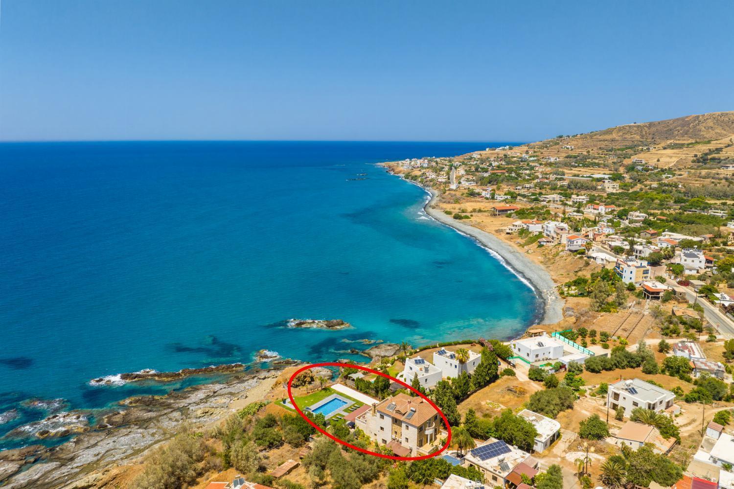 Villa Beach Heaven Pomos Exterior photo