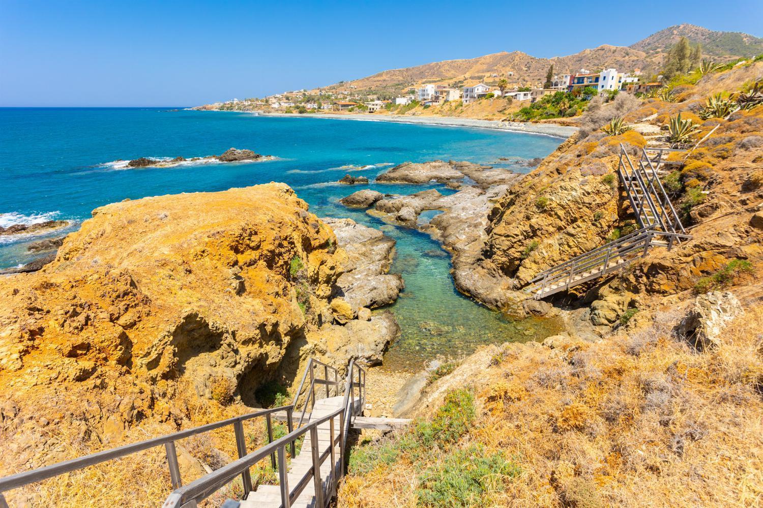 Villa Beach Heaven Pomos Exterior photo